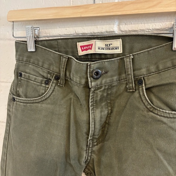 Levi’s 513 jeans in green - Picture 2 of 4